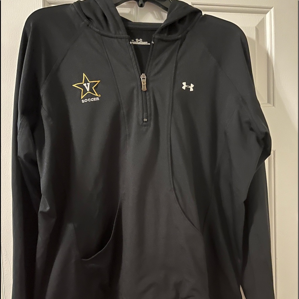 Vanderbilt Soccor Under Armour 3/4 zip hoodie